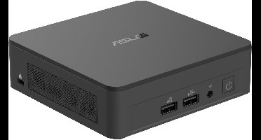 ASUS NUC 13 PRO RNUC13ANKI700002I - Barebone - mini-PC - 1 x Core i7 1360P tot 5 GHz - RAM 0 GB - Intel Iris Xe Graphics - Bluetooth 5.2 - Wi-Fi 6E - Zwart
