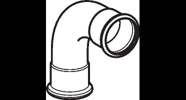 Mapress Persfitting met 2 aansluitingen