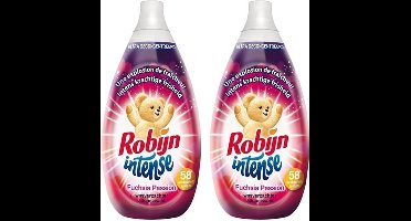 Robijn Intense Fuchsia Passion Wasverzachter - 116 wasbeurten - 2 x 870 ml