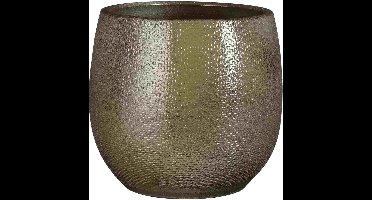 Mica Decorations Bloempot Porto - 23x23x23 cm - Terracotta - Taupe