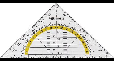 Westcott geodriehoek - 14cm - AC-E10130-BP