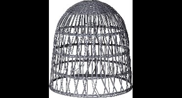 Star Trading lampenkap Knute, rotan, grijs, E27, buiten, 50 cm