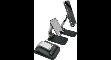 Zwart Telefoon Tablet Standaard - Houder voor iPhone 14 13 12 11 Pro Max Mini - Xiaomi Samsung Huawei - iPad Smartphone Tablet