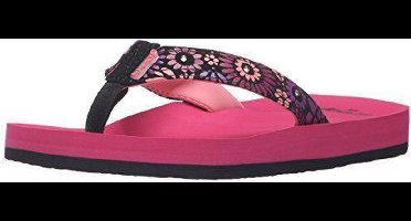 REEF Teenslippers Little Ahi - Meisjes - Roze/Zwart - Maat 35/36
