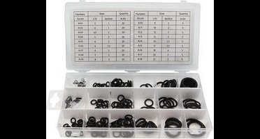 Assortiment intrilrubber o-ringen, metrisch - 225-delig