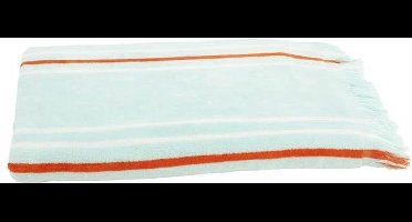 Clarysse Blue-Orange - Strandlaken - 90x170 cm - Blauw