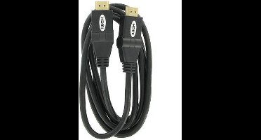 Kopp HDMI kabel roterende pluggen 1,8m