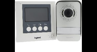 Legrand 360° videofoon systeem - grijs - 4,3" kleurenscherm