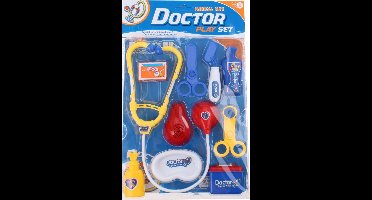 Jonotoys Doktersset Met Rode Stethoscoop 10-delig