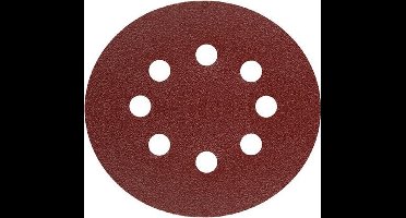 Schuurschijf Korrel 80 - Met klittenband bevestiging - 125mm - 10 stuks