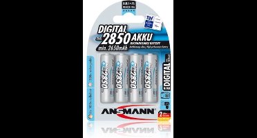 Ansmann NiMH 1.2V AA 2850mAh fotobatterij 5030862 inclusief AccuSafe-batterijbox