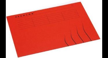 Secolor Dossieromslag A4 - pak 25 stuks - rood