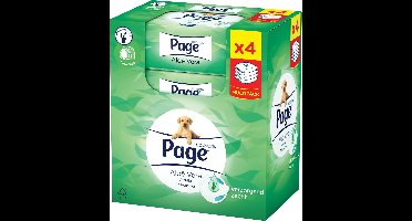 Page - Vochtig toiletpapier Aloë Vera - 4x 38 stuks