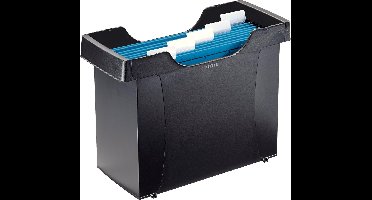 LEITZ HANGMAPPENCAS PLUS ZWART