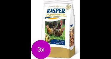 Kasper Faunafood Vitamix Kip - Kippenvoer - 3 x 3 kg