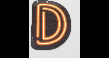 Neon Letter D 24cm