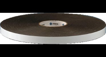 STOK zelfkl tape, schuim, zw, (lxb) 10mx19mm, dubbelzijdig