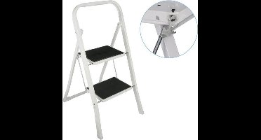 Haushalt 40414 Huishoudtrap - 2 Treden - Metaal - Anti-slip poten