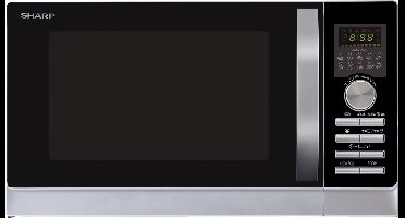 Sharp R843INW - Combi-magnetron - zilver