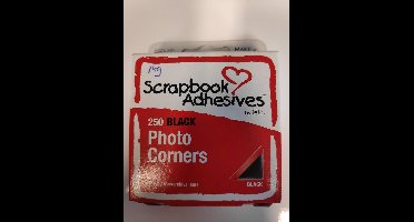 3L Fotohoekjes Zwart 250 stuks op rol