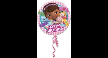 Doc McStuffins folie ballon 43cm Happy Birthday