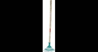 Klein Toys Bosch tuin bladhark - speelgoed - incl. houten steel en een ophangoog - groen