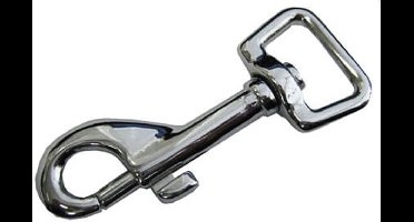 Deltafix musketonhaak ronde wervel. RVS-A4. 5/8 x 16 mm 1 st.