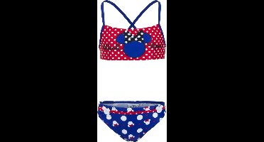 Minnie Mouse - Bikini - Rood / Blauw - 4 jaar - 104cm