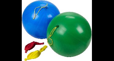Punchballoons 18 stuks , Willekeurige kleuren