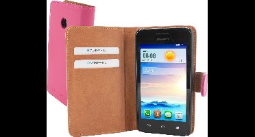Mobiparts Premium Wallet Case Huawei Ascend Y330 Pink