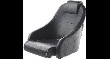 VETUS King donkerblauwe flip-up Bootstoel