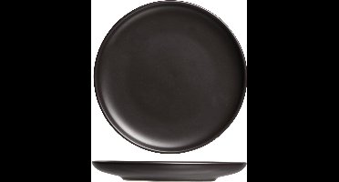 Cosy & Trendy Okinawa Plat Bord - Ø 30.4 cm x 2.6 cm - Zwart