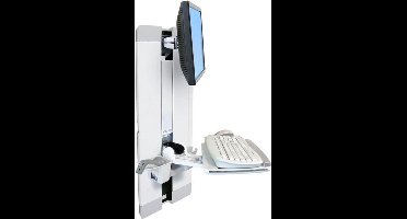 Ergotron StyleView Vertical Lift, Patient Room 61 cm (24") Muur Wit