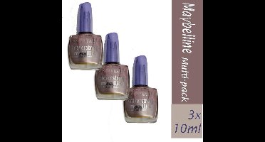 3x  Maybelline Nagellak – Foreverstrong Metallics Pink Bronze 3x