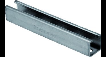 FIS montagerail/-profiel Samontec FUS, staal, antraciet