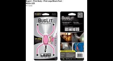 Nite Ize BugLit Pink Zaklamp - Roze