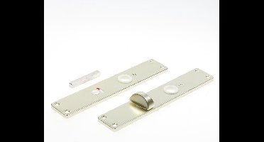 Hoppe Langschild, aluminium 202/wc 8x63 (Prijs per paar)