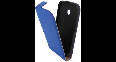 Mobiparts Premium Flip Case Motorola Moto E Blue