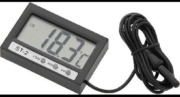 Thermometer Outdoor Digitaal - Zwart ST-2