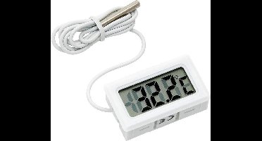 Thermometer Digitaal Mini LCD - Wit TH011