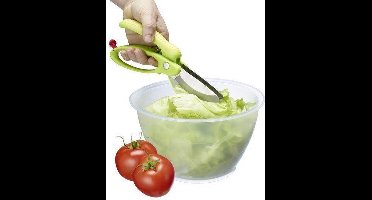 Westmark - saladeschaar - 22,5cm - lime - roestvrijstaal - 8 stuks