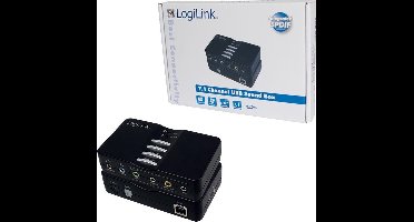 LogiLink USB Sound Box Dolby 7.1 8-Channel 7.1kanalen USB