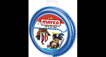 Mayka bouwblokjes tape blauw - 2 meter / 2 studs