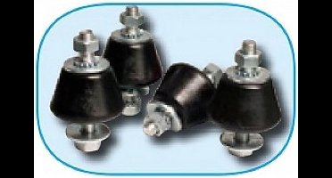 Qlima (voorheen Zibro)Trilling dempers (set van 4)