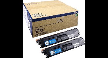 Brother TN-329CTWIN Toner 12000pagina's Cyaan toners & lasercartridge