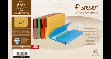 Pocketmap Exacompta Forever A4 Assorti