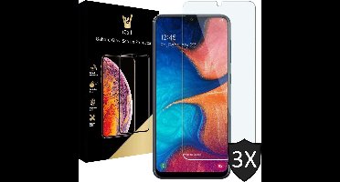 Screenprotector geschikt voor Samsung A20e - 3x Glas Screen Protector