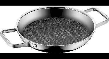 WMF Profi Resist - Serveerpan - Ø 24 cm - RVS - Inductie - Anti-aanbaklaag - Duurzaam