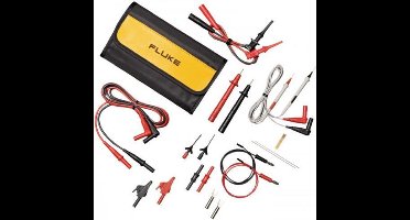 Fluke TLK287 Veiligheidsmeetsnoerenset Banaanstekker 4 mm, Testpunt Banaanstekker 4 mm Rood, Zwart 1 stuk(s)