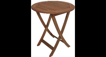 Klaptafel diameter 65 cm Eucalyptushout